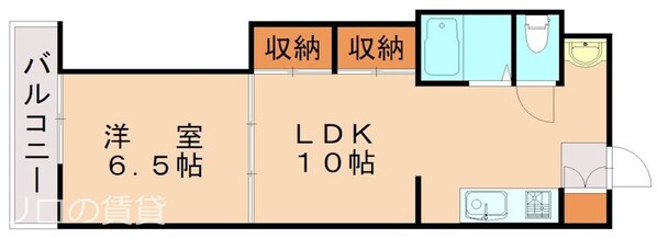 折尾駅 徒歩8分 4階の物件間取画像